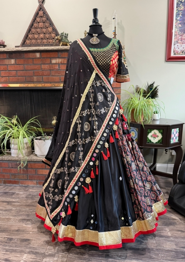 Black Mirror cotton/ Gajji Chaniya Choli